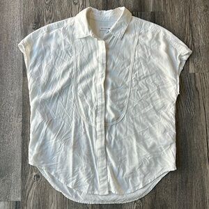 rag & bone White Button Down Shirt